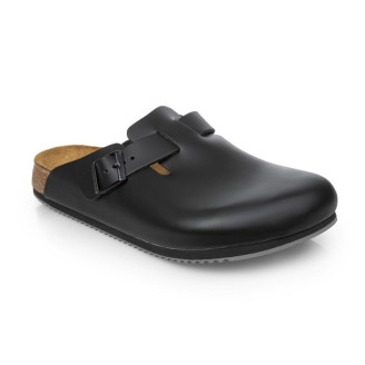 Clog Boston SL maat 42 zwart bovenmateriaal leder EN ISO 20345 SRA BIRKENSTOCK