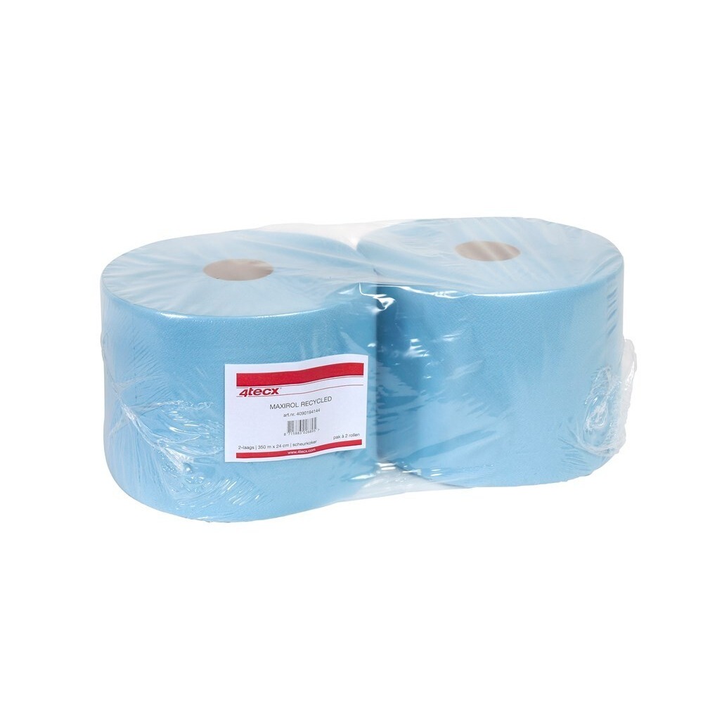 4tecx Maxirol 2-laags recycled 24cm x 350m 2 rollen