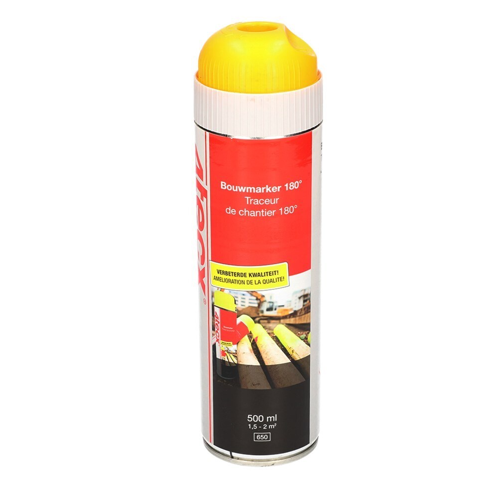 4tecx Bouwmarker heldergeel 500ml