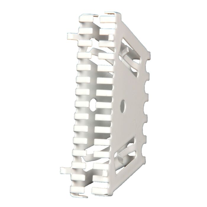 Stootvoegrooster Bijenbekje rvs 50mm RAL9010 zuiverwit afbeelding