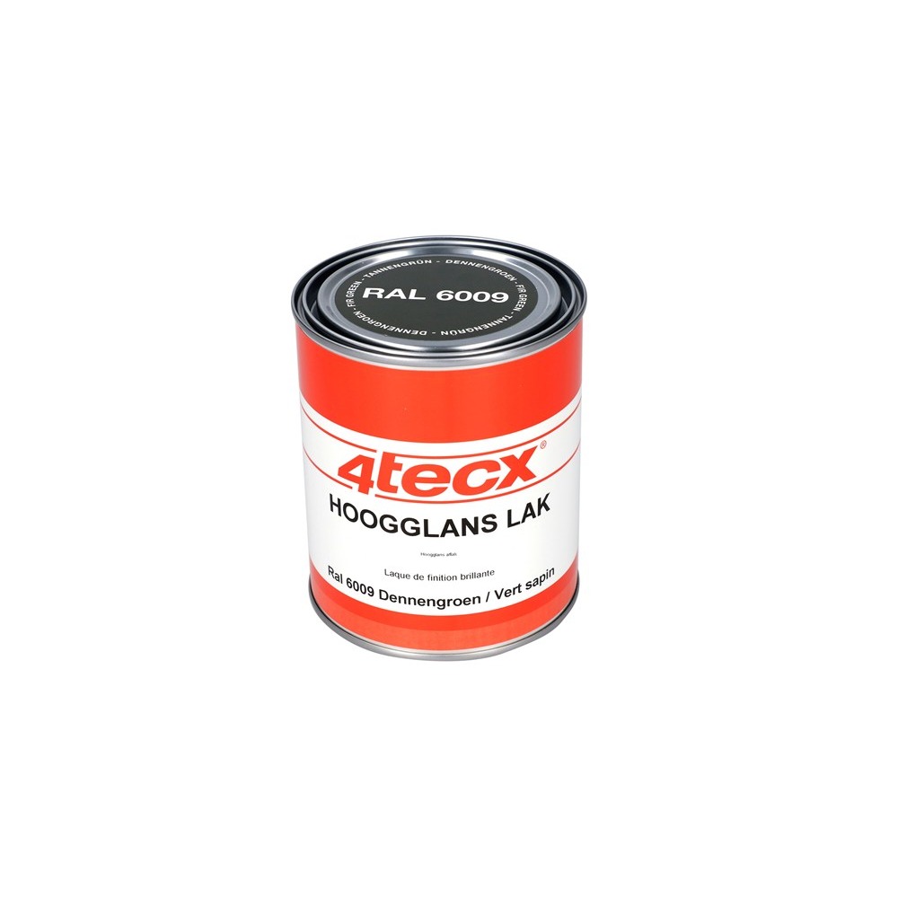 4tecx Hoogglans lak RAL 5011 staalblauw 0,75ltr