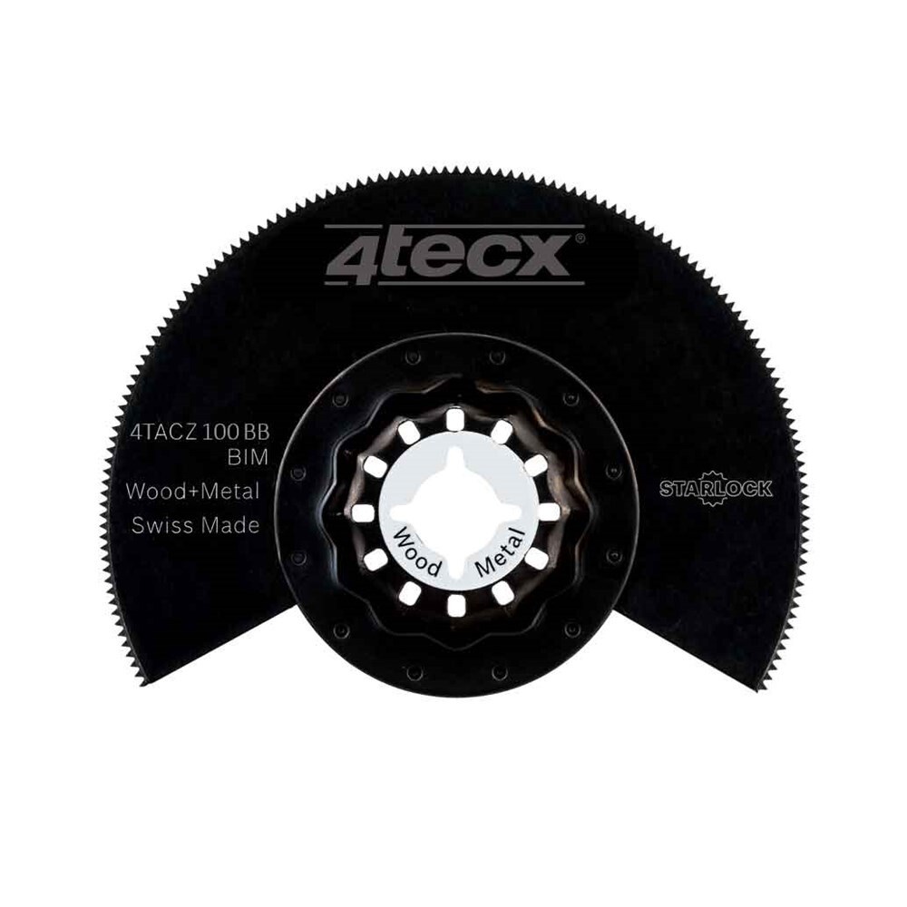 4tecx Multizaagblad-segment SL ACZ 100mm BB hout+metaal 1 stuk