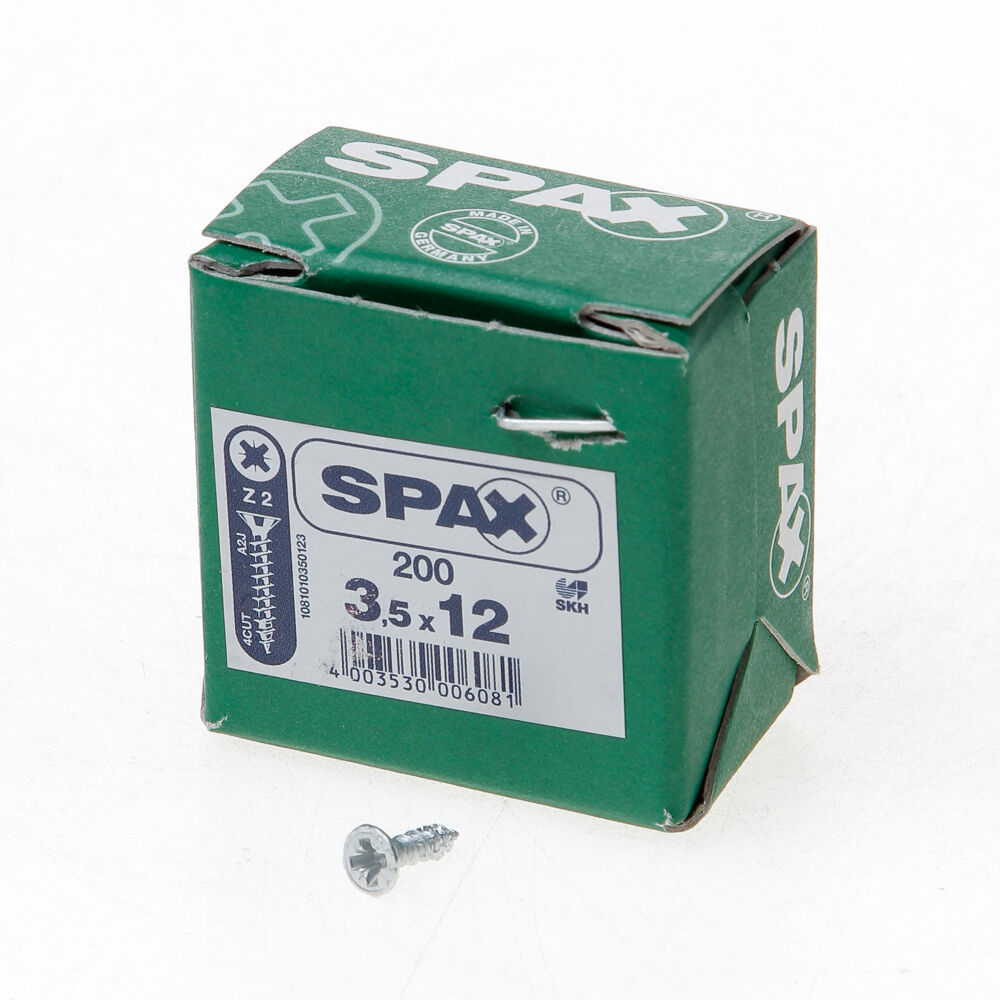 Spax pk pz geg.3,5x12(200) afbeelding