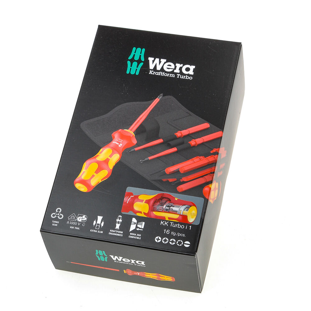 Wera Bit-handhouder set Turbo 1 VDE 16-delig 827 T