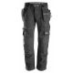 Snickers FlexiWork broek met holsterzak zwart maat S taille 48 W32