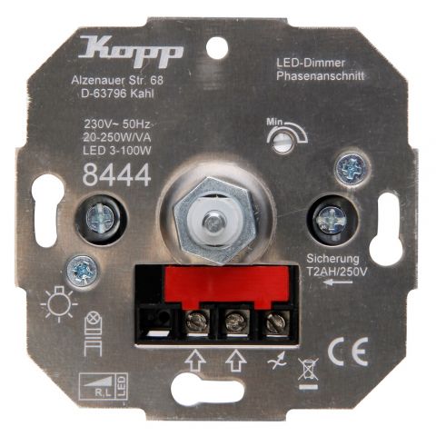 Kopp Techniek sokkel dimmer LED druk RL 110W 4008224631327 844400187