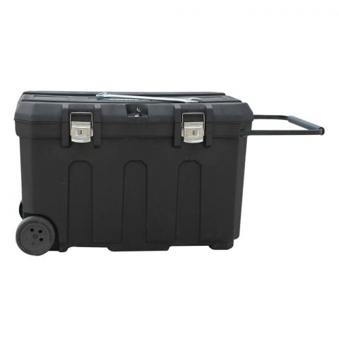 Stanley 1-93-278 Large Capacity Rollplace Trolley - 945 x 578 x 578 mm - 190 L - Removable Tool Holder - Lid - Telescopic Handle - 2 Wheels with Stanley 1-93-278 Large Capacity Rollplace Trolley - 945 x 578 x 578 mm - 190 L - Removable Tool Holder - Lid - Telescopic Handle - 2 Wheels with