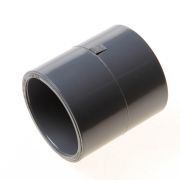Dyka Steekmof 2x lijmmof PVC-U grijs keurmerk KIWA K17301 63mm