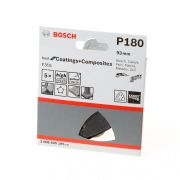 Bosch Schuurblad delta 93mm coating and composite K180 blister van 5 bladen