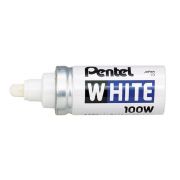 Pentel watervaste merkpen - Wit - lijndikte 4mm