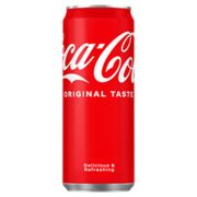 Frisdrank Coca-Cola regular blik (24x33cl)