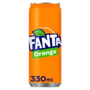 Frisdrank Fanta Orange blik (24x33cl)