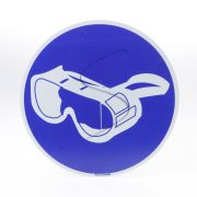 ATV Safetymm PVC bordje Veiligheidsbril 200mm