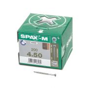 Spax Spaanplaatschroef cilinderkop verzinkt T-Star T20 4.5x50mm (per 200 stuks)