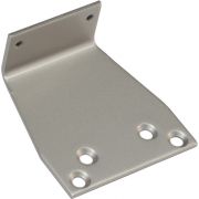Dormakaba Parallelarm montageplaat - voor het parallel met deurdranger bevestigen van arm - zilver metaal