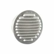 Nedco schoepenrooster 150mm - rond - inclusief aansluitbuis - aluminium