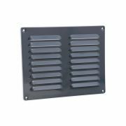 Nedco schoepenrooster ooster aluminium grijs - 250x200 mm