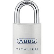 ABUS Hangslot titalium - 50mm - aluminium (Verpakt in blister)