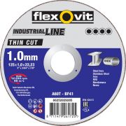 Flexovit doorslijpschijf vlak vlak thin cut Inox - 125x1x22,23mm