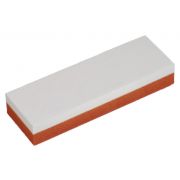Flexovit Wetsteen combinatie - 100 x 50 x 25 mm (LxBxH) wit/rood