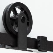 Intersteel schuifdeursysteem - wheel top - 2 meter - mat zwart