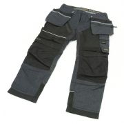 Snickers RuffWork Denim broek met holsterzak spijker zwart maat S taille 48 W32