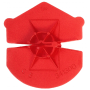 Gb Uniclip rood voor diameter 3.2-4.5 341300