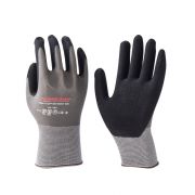 Kyorene handschoen  Nitril grijs/zwart mt 9 (L)