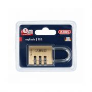 ABUS 165 cijferhangslot, messing slotkast 40 mm, 4-cijferige nummerrol