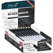 Pica 546/24 potlood black & white