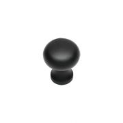 Intersteel meubelknop - paddenstoel - ø 30 mm - smeedijzer - zwart