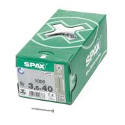 Spax Spaanplaatschroef lenskop verzinkt pozidriv 3.5x40mm (per 1000 stuks)