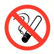 ATV Safety Roken verboden 90mm PVC 331
