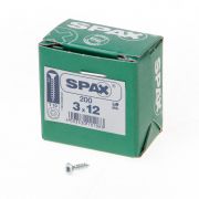 Spax Spaanplaatschroef platverzonken kop verzinkt T-Star T10 3.0x12mm (per 200 stuks)