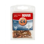 Novus 045-0039 Blindklinknagel - Koper - A4 x 10mm (20st)