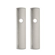 Axa deurschild (binnen) - aluminium - f1 aluminium naturel - (lxb) 200x45mm - 8713249233406