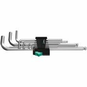 Wera 9-delige inbussleutelset - 1,5-10mm - lang