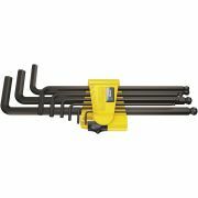 Wera blacklaser inbussleutelset - 9-delige - inch - 5/64-3/8