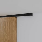 Argenta Xperta schuifdeursysteem 2m rail - Zwart - Plafondmontage opbouw - Enkele deur - Dubbele softclose - Deurophanging opbouw