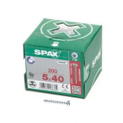 Spax Spaanplaatschroef cilinderkop verzinkt T-Star T20 5.0x40mm (per 200 stuks)