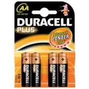Duracell Batterij penlite 1.5v lr6 aa blister van 4 batterijen