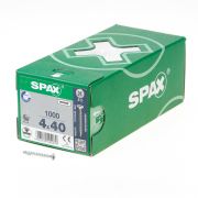 Spax Spaanplaatschroef platverzonken kop verzinkt pozidriv 4.0x40mm (per 1000 stuks)