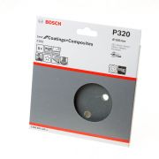 Bosch Schuurschijf coating and composites diameter 150mm K320 blister van 5 schijven