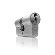 DOM cilinder dubbel 30-30 SKG** - Nikkel - inc. 3 sleutels