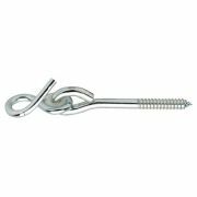 DX® Bevestigingshaak met s-haak en kunststof bus houtschroefdraad 180 x Ø 10,6 mm verzinkt