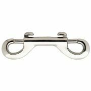 DX® Dubbele Musketon 088 mm zamac vernikkeld