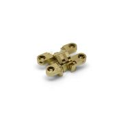 DX® Scharnier SOSS 204 PB 13x060 mm deurdikte ca. 19 mm zamac vermessingd