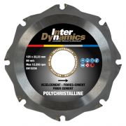 Interdynamics polychristalline standard diamantdoorslijpschijf - 160x20mm - vezelcement