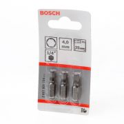 Bosch Bitskaart inbus 4mm blister van 3 bits