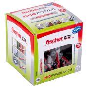 Fischer plug Duopower met schroef 6x50mm (Per 50 stuks)